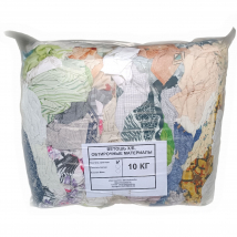 Ветошь Постель цветная - Ветошь обтирочная купить ― обтирочная хлопчатобумажная сортированная ветошь