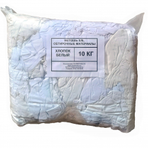 Ветошь Хлопок белый - Ветошь обтирочная купить ― обтирочная хлопчатобумажная сортированная ветошь